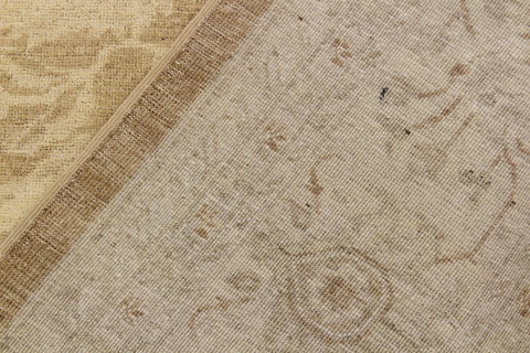 handmade Traditional Kafkaz Brown Beige Hand Knotted RECTANGLE 100% WOOL area rug 9x12