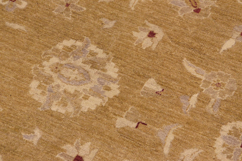 handmade Traditional Kafkaz Lt. Green Tan Hand Knotted RECTANGLE 100% WOOL area rug 9x12