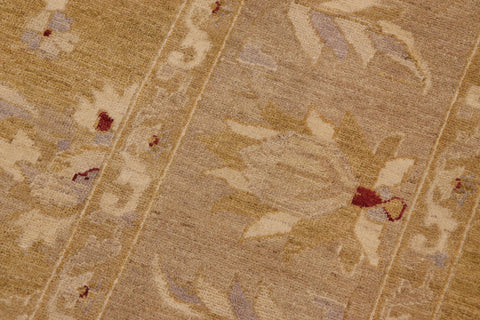 handmade Traditional Kafkaz Lt. Green Tan Hand Knotted RECTANGLE 100% WOOL area rug 9x12