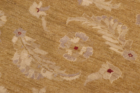 handmade Traditional Kafkaz Lt. Green Tan Hand Knotted RECTANGLE 100% WOOL area rug 9x12