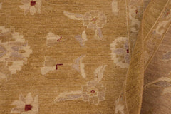 handmade Traditional Kafkaz Lt. Green Tan Hand Knotted RECTANGLE 100% WOOL area rug 9X12