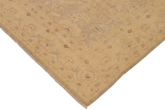 handmade Traditional Kafkaz Lt. Green Beige Hand Knotted RECTANGLE 100% WOOL area rug 9X12
