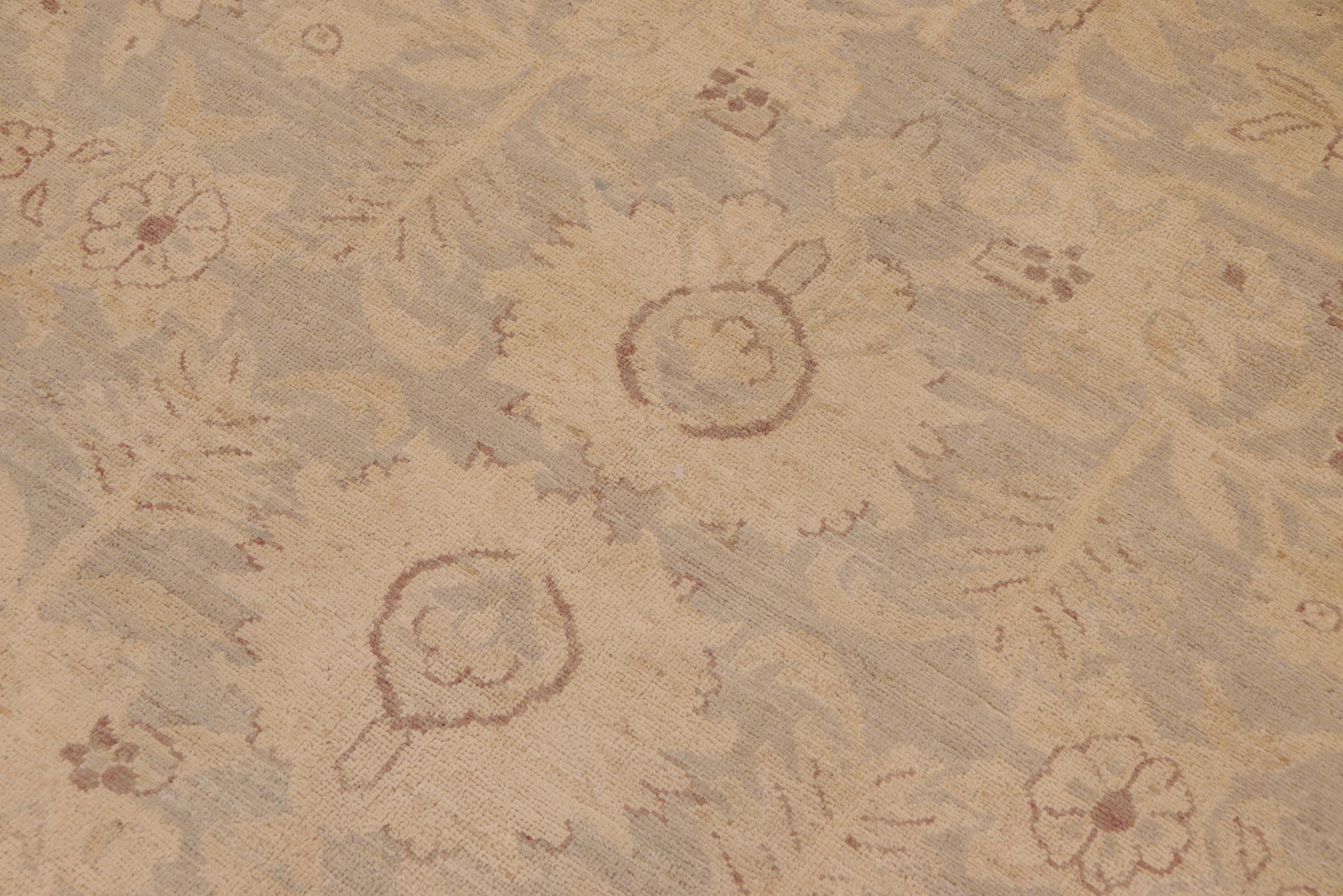 handmade Traditional Kafkaz Lt. Green Beige Hand Knotted RECTANGLE 100% WOOL area rug 9x12