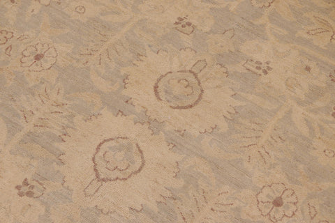 handmade Traditional Kafkaz Lt. Green Beige Hand Knotted RECTANGLE 100% WOOL area rug 9x12