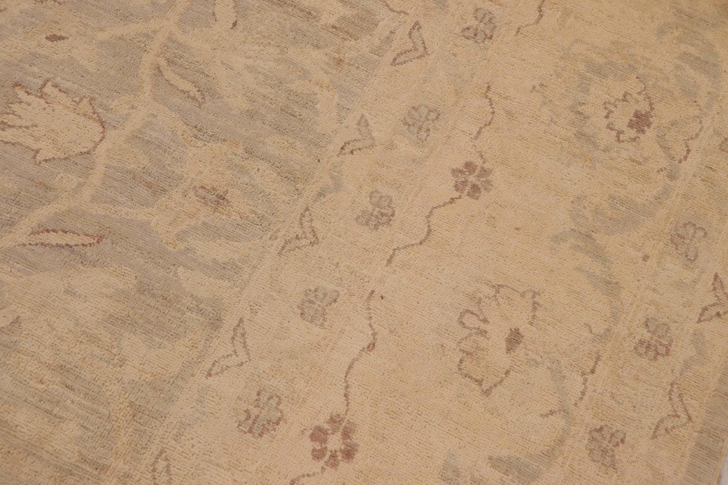 handmade Traditional Kafkaz Lt. Green Beige Hand Knotted RECTANGLE 100% WOOL area rug 9x12