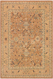 handmade Traditional Kafkaz Lt. Brown Nude Hand Knotted RECTANGLE 100% WOOL area rug 9 x 12