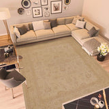 handmade Traditional Kafkaz Beige Beige Hand Knotted RECTANGLE 100% WOOL area rug 9 x 12