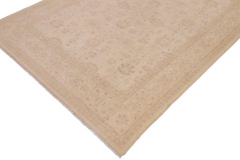 handmade Traditional Kafkaz Beige Beige Hand Knotted RECTANGLE 100% WOOL area rug 9x12
