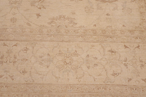 handmade Traditional Kafkaz Beige Beige Hand Knotted RECTANGLE 100% WOOL area rug 9x12