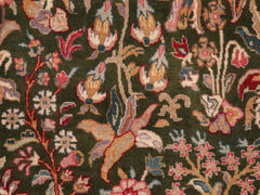 handmade Traditional Gulshan Green Gold Hand Knotted RECTANGLE 100% WOOL area rug 8x10