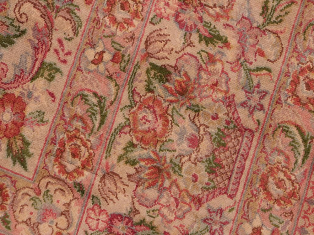 handmade Traditional Tabriz Tan Rust Hand Knotted RECTANGLE 100% WOOL area rug 8x10