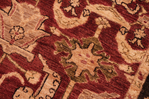 handmade Traditional Kafkaz Red Black Hand Knotted RECTANGLE 100% WOOL area rug 6x9