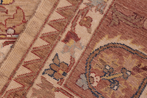 handmade Traditional Kafkaz Tan Brown Hand Knotted RECTANGLE 100% WOOL area rug 6' x 9'