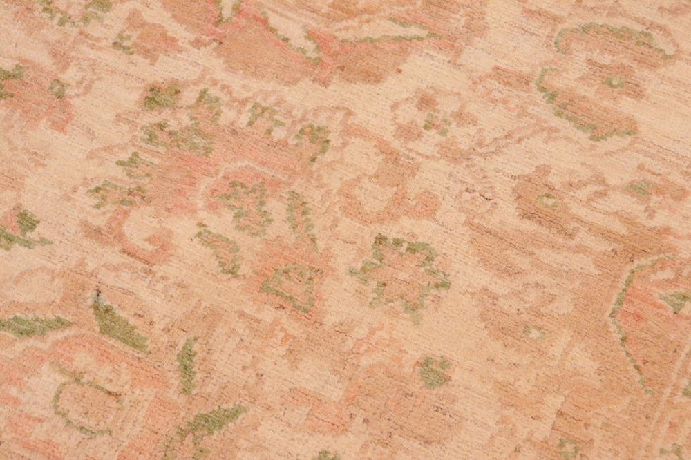 handmade Transitional Kafkaz Beige Tan Hand Knotted RECTANGLE 100% WOOL area rug 6X9