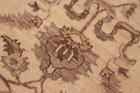 handmade Traditional Kafkaz Beige Brown Hand Knotted RECTANGLE 100% WOOL area rug 6x9