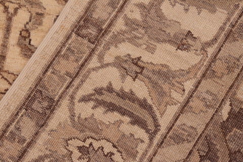 handmade Traditional Kafkaz Beige Brown Hand Knotted RECTANGLE 100% WOOL area rug 6x9