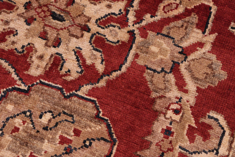 handmade Traditional Kafkaz Red Blue Hand Knotted RECTANGLE 100% WOOL area rug 6x9