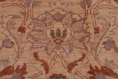 handmade Traditional Kafkaz Gold Tan Hand Knotted RECTANGLE 100% WOOL area rug 6X9