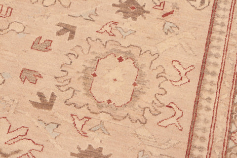 handmade Traditional Kafkaz Tan Brown Hand Knotted RECTANGLE 100% WOOL area rug 7x9