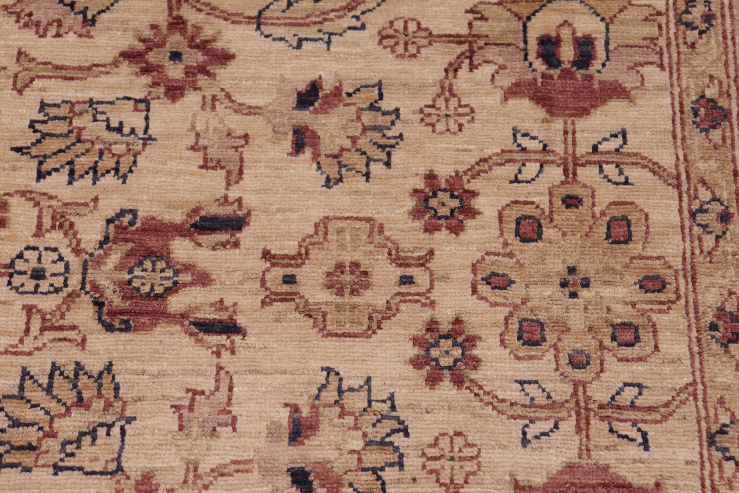 handmade Transitional Kafkaz Gold Rust Hand Knotted RECTANGLE 100% WOOL area rug 6' x 9'