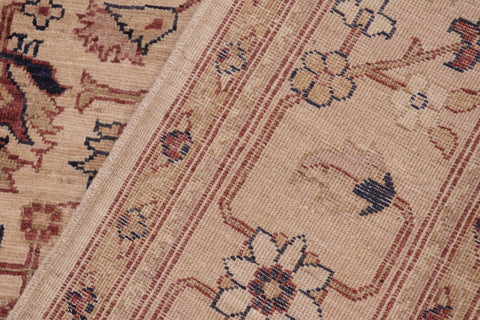 handmade Transitional Kafkaz Gold Rust Hand Knotted RECTANGLE 100% WOOL area rug 6' x 9'