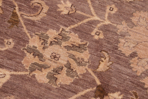 handmade Traditional Kafkaz Brown Tan Hand Knotted RECTANGLE 100% WOOL area rug 6x9