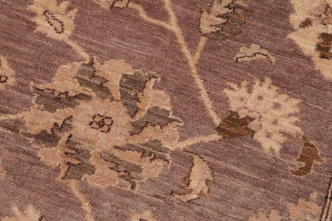handmade Traditional Kafkaz Brown Tan Hand Knotted RECTANGLE 100% WOOL area rug 6x9