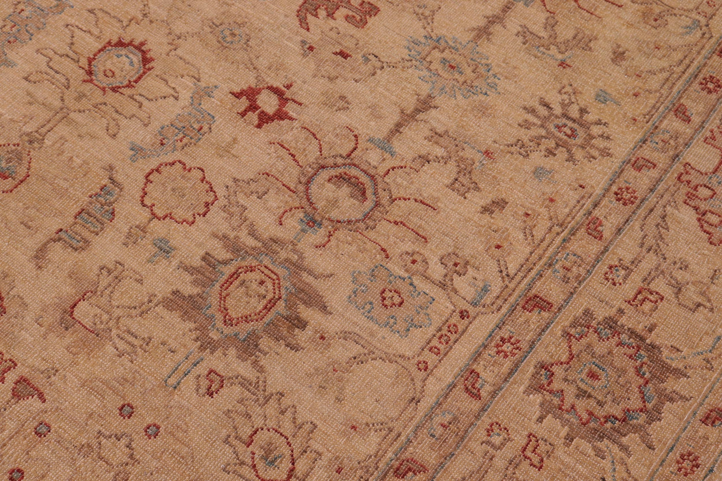 handmade Traditional Kafkaz Gold Gold Hand Knotted RECTANGLE 100% WOOL area rug 6x9