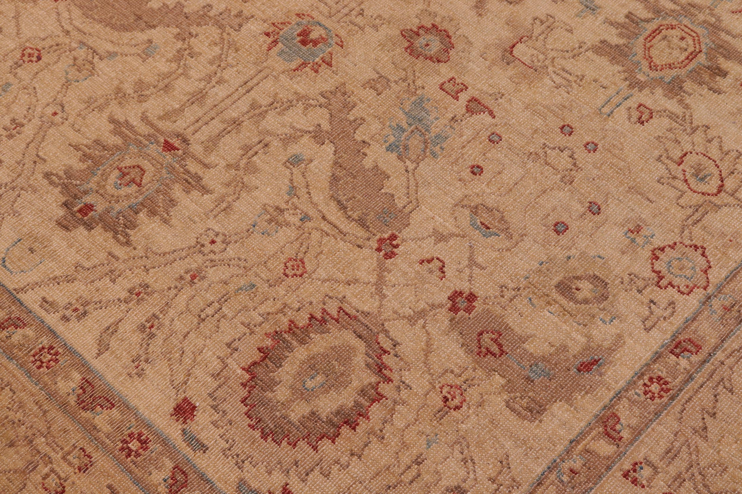 handmade Traditional Kafkaz Gold Gold Hand Knotted RECTANGLE 100% WOOL area rug 6x9