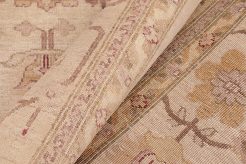 handmade Traditional Kafkaz Beige Tan Hand Knotted RECTANGLE 100% WOOL area rug 6x9