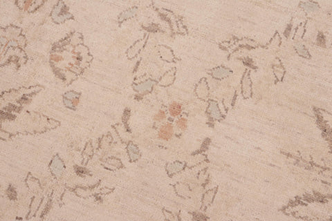 handmade Transitional Kafkaz Beige Brown Hand Knotted RECTANGLE 100% WOOL area rug 6' x 9'