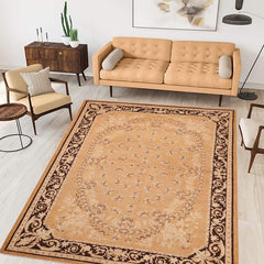 handmade Traditional Kafkaz Rose Charcoal Hand Knotted RECTANGLE 100% WOOL area rug 6X9