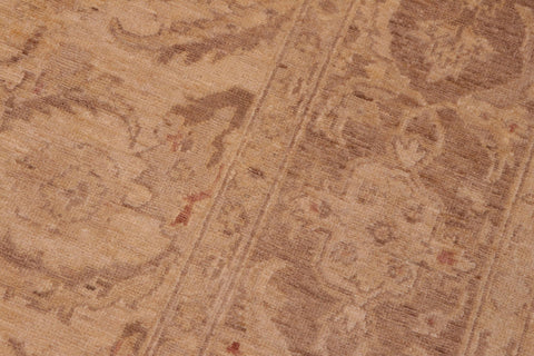 handmade Traditional Kafkaz Tan Brown Hand Knotted RECTANGLE 100% WOOL area rug 6x9