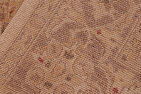 handmade Traditional Kafkaz Tan Brown Hand Knotted RECTANGLE 100% WOOL area rug 6x9