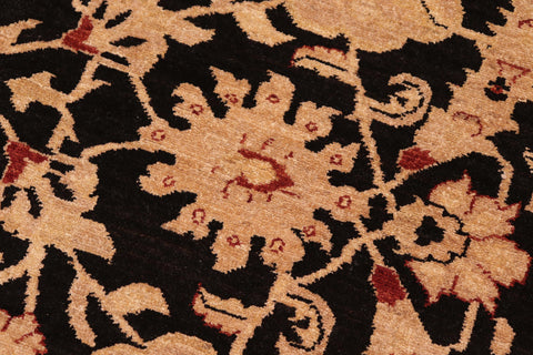 handmade Traditional Kafkaz Black Red Hand Knotted RECTANGLE 100% WOOL area rug 6x9