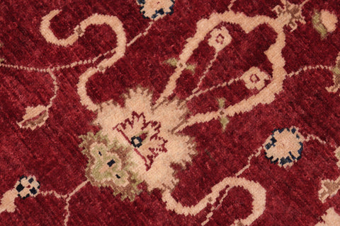 handmade Traditional Kafkaz Red Blue Hand Knotted RECTANGLE 100% WOOL area rug 6x9