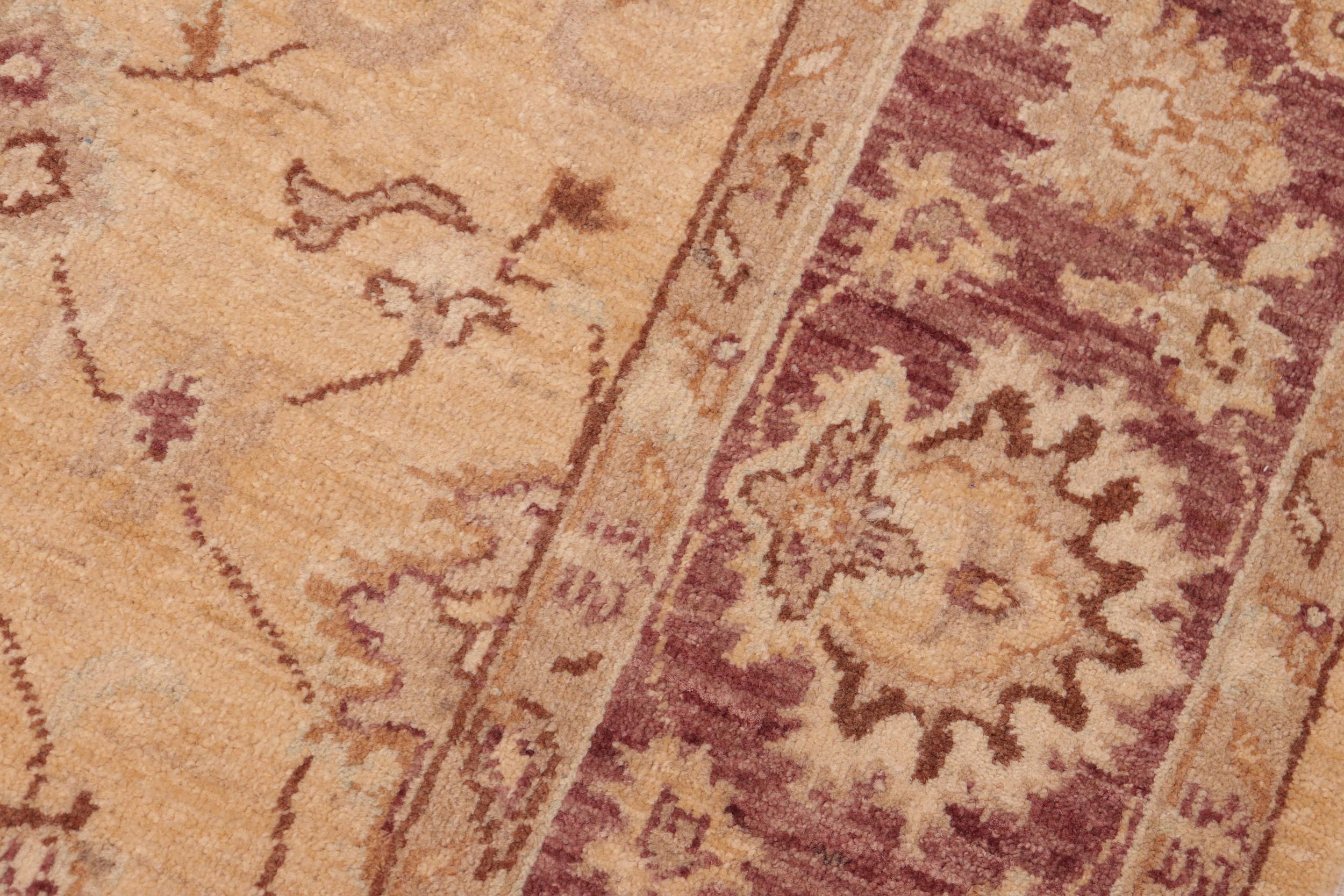 handmade Traditional Kafkaz Gold Red Hand Knotted RECTANGLE 100% WOOL area rug 6x9