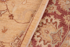 handmade Traditional Kafkaz Gold Red Hand Knotted RECTANGLE 100% WOOL area rug 6X9