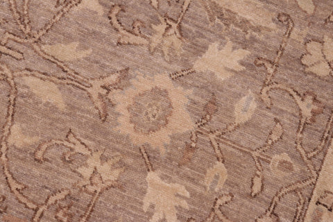 handmade Traditional Kafkaz Brown Tan Hand Knotted RECTANGLE 100% WOOL area rug 6x9