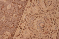 handmade Traditional Kafkaz Brown Tan Hand Knotted RECTANGLE 100% WOOL area rug 6X9