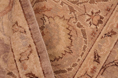 handmade Traditional Kafkaz Brown Tan Hand Knotted RECTANGLE 100% WOOL area rug 6X9