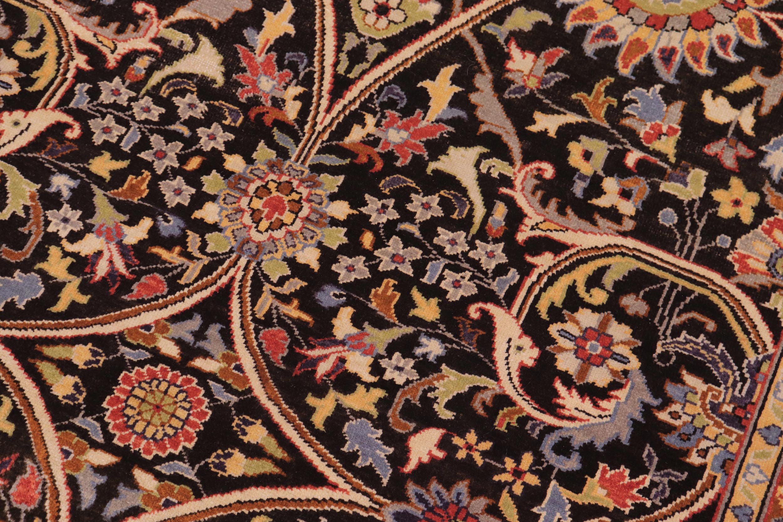 handmade Transitional Kafkaz Brown Tan Hand Knotted RECTANGLE 100% WOOL area rug 9x12