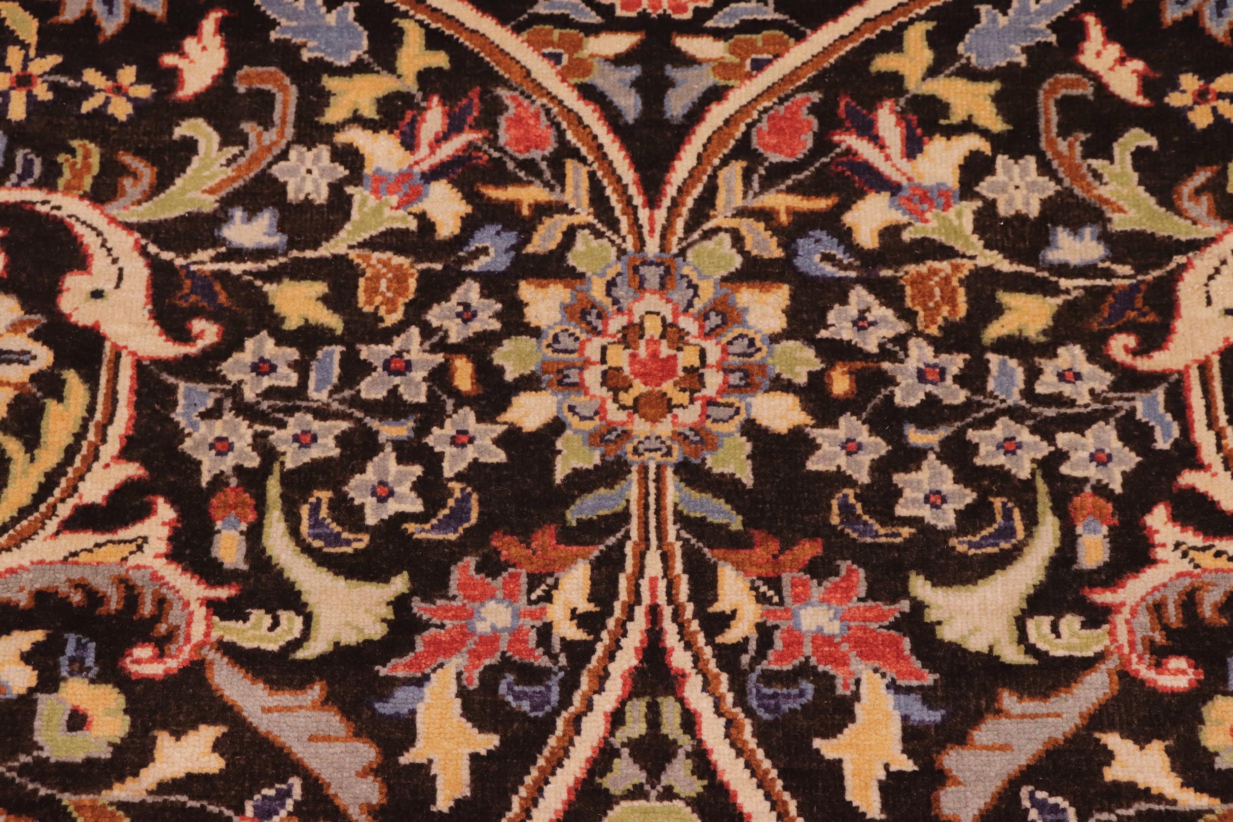 handmade Transitional Kafkaz Brown Tan Hand Knotted RECTANGLE 100% WOOL area rug 9x12