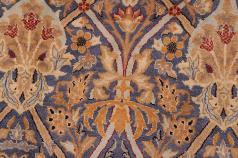 handmade Transitional Mujahid Blue Red Hand Knotted RECTANGLE 100% WOOL area rug 8x10