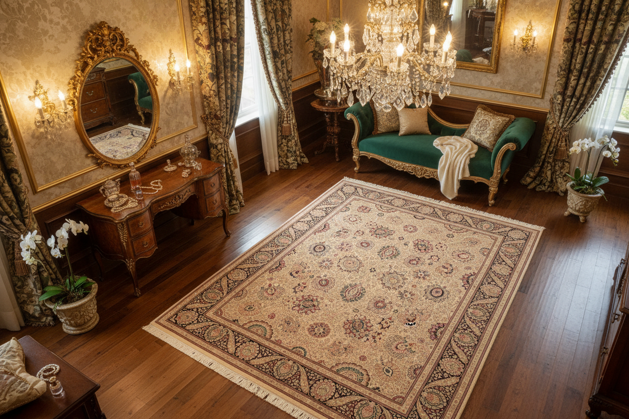 handmade Traditional New Mubashe Beige Black Hand Knotted RECTANGLE 100% WOOL area rug 8x11