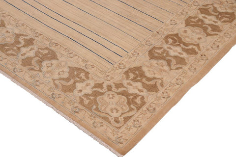 handmade Modern Gabbeh Multi Brown Hand Knotted RECTANGLE 100% WOOL area rug 10 X14 