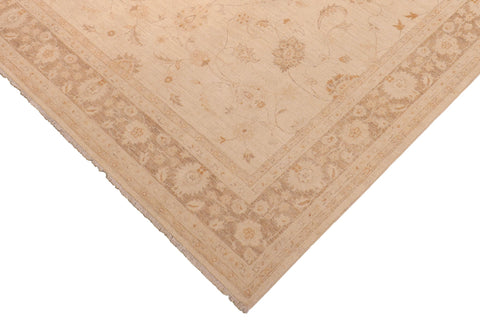 handmade Traditional Kafkaz Beige Brown Hand Knotted RECTANGLE 100% WOOL area rug 8x10