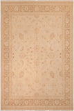 handmade Traditional Kafkaz Beige Brown Hand Knotted RECTANGLE 100% WOOL area rug 8 x 10