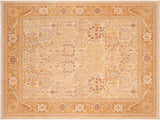 handmade Traditional Sarook Beige Brown Hand Knotted RECTANGLE 100% WOOL area rug 8x10