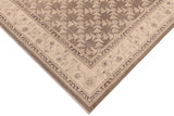handmade Transitional Kafkaz Brown Beige Hand Knotted RECTANGLE 100% WOOL area rug 8 x 10
